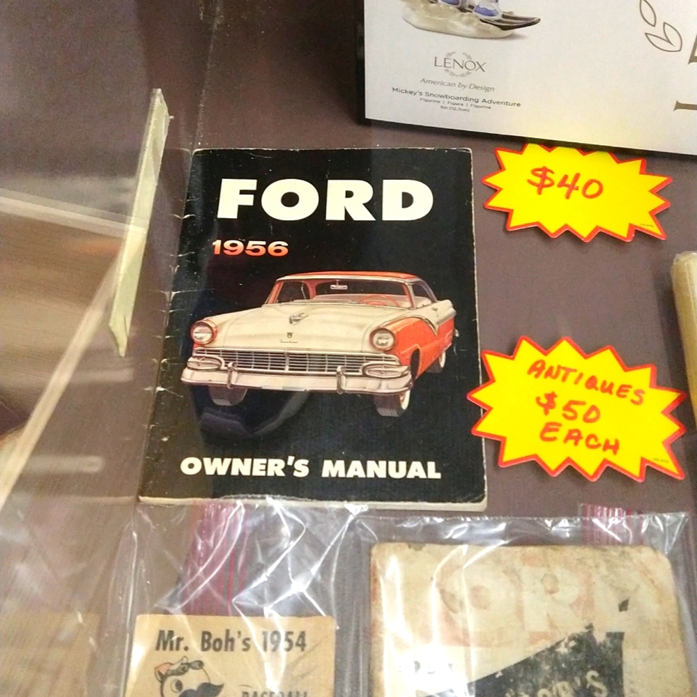 1956 Ford owners manual
